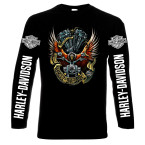 Harley Davidson, 13, men's long sleeve t-shirt, 100% cotton, S to 5XL